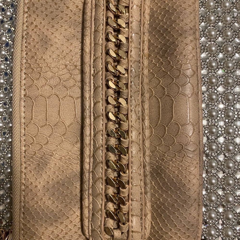 Bebe Python Clutch - image 7